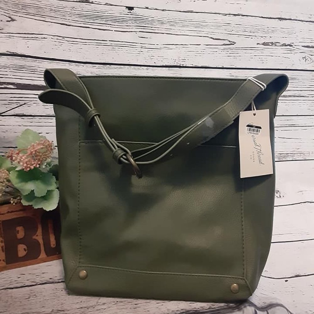 Olive Green Bucket Bag